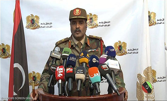 المسماري: غارات لميليشيات طرابلس تستهدف المدنيين المسماري: غارات لميليشيات طرابلس تستهدف المدنيين
