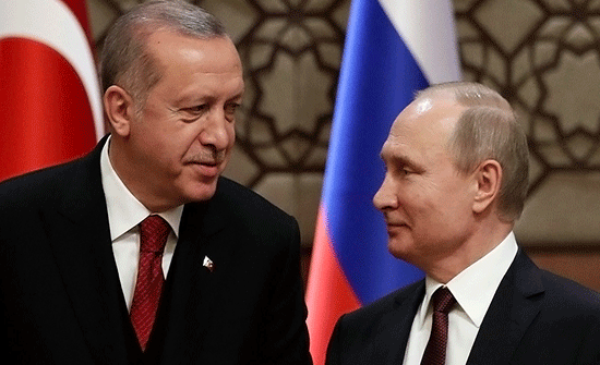 بوتين وأردوغان يؤكدان دعمهما سلامة الأراضي السورية بوتين وأردوغان يؤكدان دعمهما سلامة الأراضي السورية