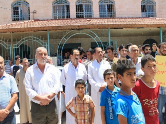 وقفة غضب في جرش تضامنا مع غزة - صور