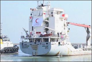 ايران تعلن عن تجهيز سفينتي مساعدات لارسالها الى قطاع غزة