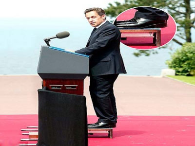 عقدة ساركوزي..قصر القامة 