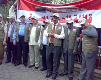 حكومة غزة: مرحبا بالقافلة المصرية 