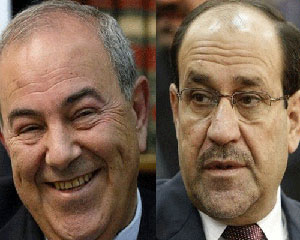 علاوي والمالكي يجتمعان لمناقشة تشكيل الحكومة العراقية