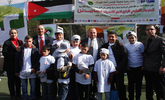 مدينة الملك عبدالله الرياضية تنظم مهرجان " بسمة أمل " لذوي الإعاقات الخاصة .