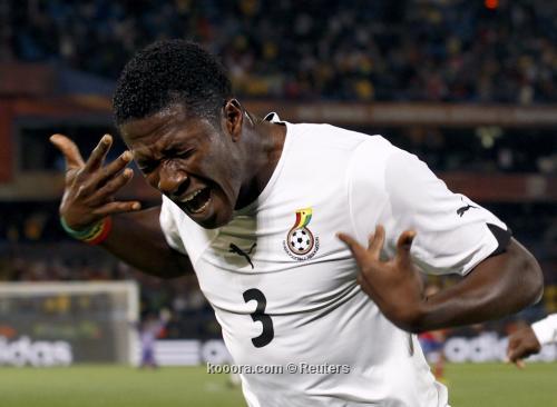 فوز غانا على صربيا بضربة جزاء والقائم يمنع هدفين للنجوم السوداء	