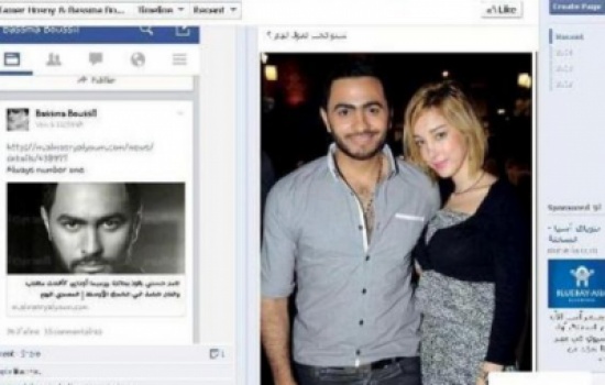 بسمة بوسيل لتامر حسني: أنت الأول دائماً بسمة بوسيل لتامر حسني: أنت الأول دائماً