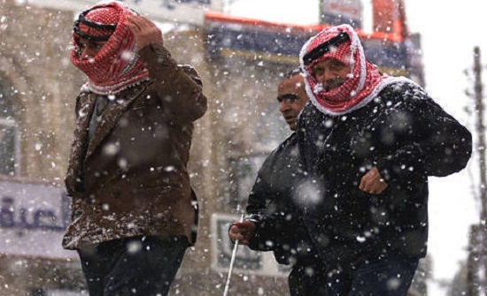 احتمال ضعيف لهطول زخات ثلج على قمم جبال الجنوب احتمال ضعيف لهطول زخات ثلج على قمم جبال الجنوب
