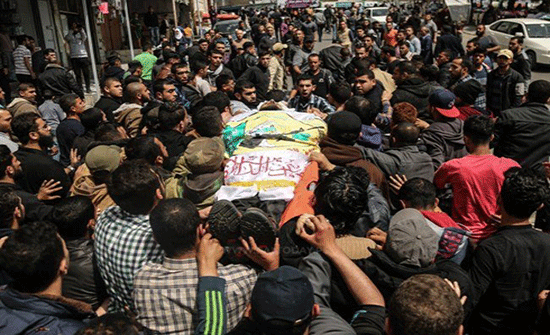 فيديو : تشييع جثمان الشهيد محمد الرضيع في بيت لاهيا