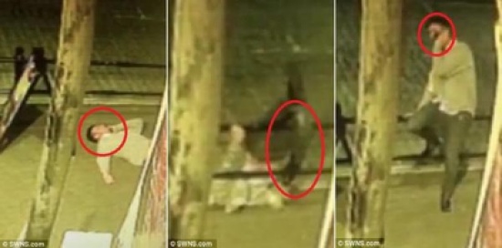 فيديو: مدمن جوال كاد يكسر ساقه وهو مستمر بالاتصال