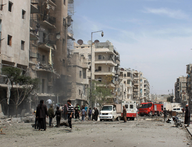 قتيل وعدة جرحى بسقوط قذيفتي هاون بمحيط مدرسة في دمشق