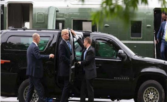 سيارات البيت الأبيض تسبق ترامب إلى اسكتلندا