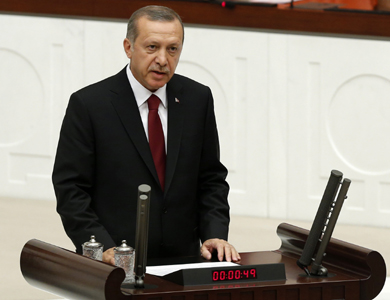 أردوغان يؤدي اليمين رئيسا لتركيا