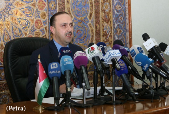 تفاصيل المؤتمر الصحفي لوزير الاعلام محمد المومني تفاصيل المؤتمر الصحفي لوزير الاعلام محمد المومني