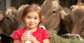 بحث جديد يؤكد أن حليب البقر يقاوم الحساسية عند الاطفال 