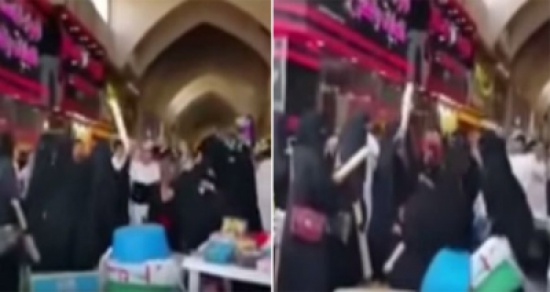 مشاجرة نساء في السوق