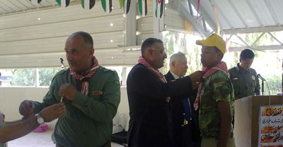 افتتاح المخيمات الكشفية والإرشادية في عجلون