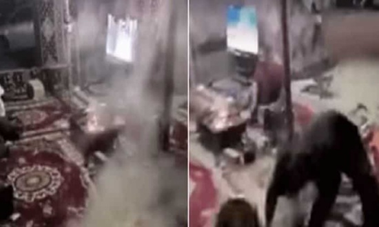 شاهد: شبان يشعلون غضب المغردين بسبب طريقة تعاملهم مع الطعام.. ومطالبات بمحاسبتهم!