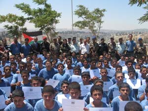 تخريج معسكر جائزة الحسن للشباب برونزي ذكور ثاني في غابة الحسن