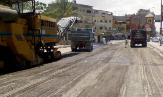 محافظ اربد يتفقد إعادة تأهيل شوارع تضررت بحفريات المياه