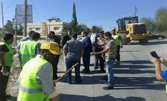 حملة نظافة في منطقة الحلابات بالزرقاء