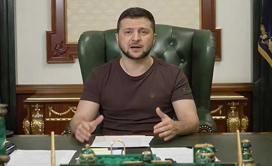 زيلينسكي أمام الكنيست: حان الوقت لأن تدعمنا "إسرائيل" في مواجهة روسيا زيلينسكي أمام الكنيست: حان الوقت لأن تدعمنا "إسرائيل" في مواجهة روسيا