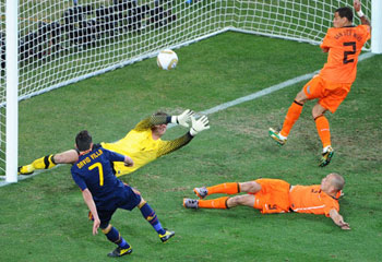 نهائي كأس العالم: إسبانيا بطلة العالم للمرة الاولى في تاريخها