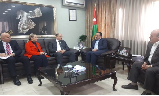 وزير الزراعة يلتقي نظيره اللبناني وزير الزراعة يلتقي نظيره اللبناني