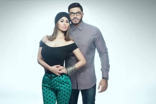 جلسة تصوير تجمع الفنانين مي وخالد سليم جلسة تصوير تجمع الفنانين مي وخالد سليم