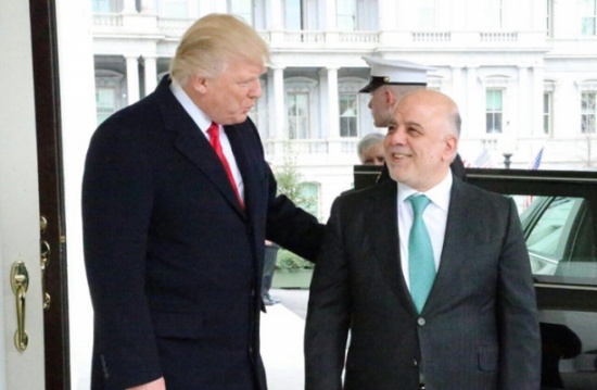 العبادي تفاءل بلقاء ترامب.. والأخير: ليتنا لم نرحل من العراق العبادي تفاءل بلقاء ترامب.. والأخير: ليتنا لم نرحل من العراق