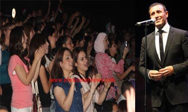 كاميرا المدينة نيوز تسجل حفل كاظم الساهر في جبل القلعة 