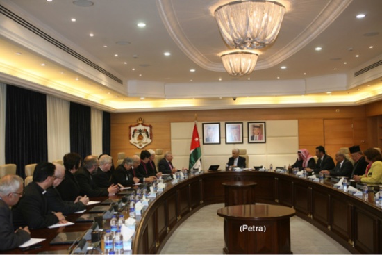 النسور يلتقي وفدا من الكنيسة الانجيلية اللوثرية