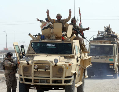 القوات العراقية تستعد لاقتحام ناحية سليمان بك