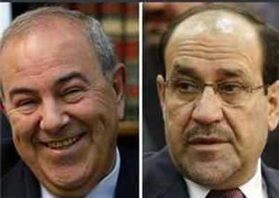 إجتماع المالكي وعلاوي ينتهي دون نتائج 