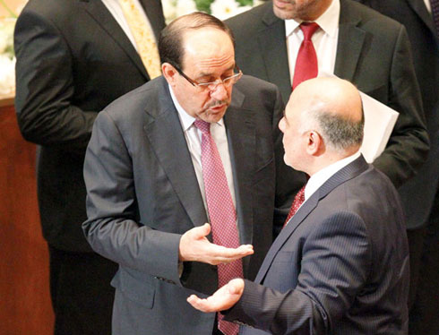 خلافات بين العبادي والمالكي على خلفية الأسماء المرشحة لوزارة الدفاع العراقية خلافات بين العبادي والمالكي على خلفية الأسماء المرشحة لوزارة الدفاع العراقية