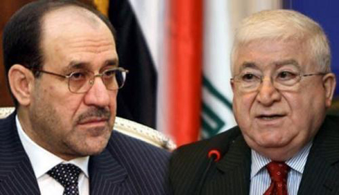 القضاء العراقي يرد دعاوى المالكي ضد الرئيس معصوم القضاء العراقي يرد دعاوى المالكي ضد الرئيس معصوم