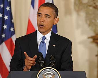 أوباما يستحث العراقيين لتشكيل الحكومة 