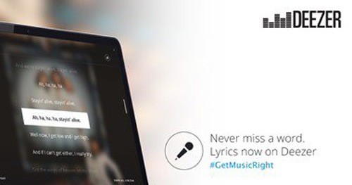 Deezer تتيح عرض كلمات الأغنية خلال الاستماع إليها Deezer تتيح عرض كلمات الأغنية خلال الاستماع إليها
