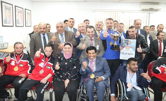 ضمان سحاب يكرم المنتخب الوطني لذوي الاحتياجات الخاصة