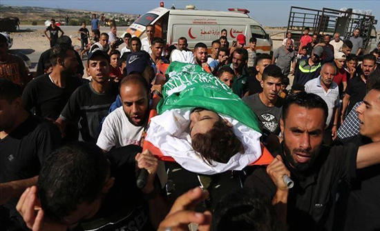 استشهاد فتى فلسطيني برصاص إسرائيلي على حدود غزة استشهاد فتى فلسطيني برصاص إسرائيلي على حدود غزة