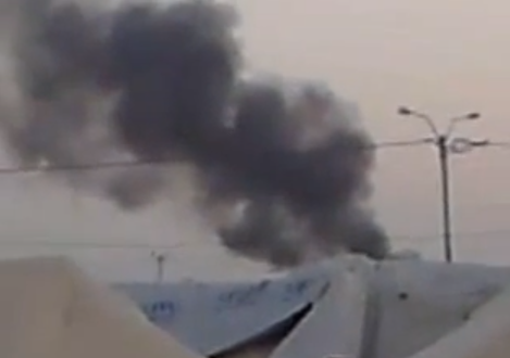 شائعات عن استهداف النظام السوري لمخيمات السوريين بصاروخين شائعات عن استهداف النظام السوري لمخيمات السوريين بصاروخين