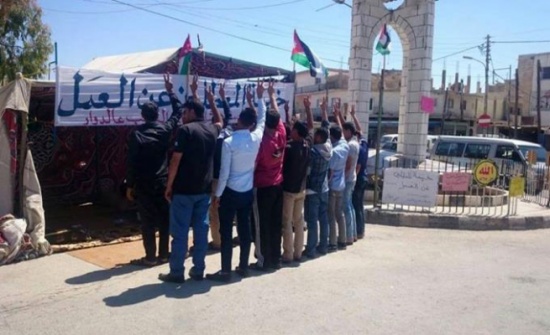 وزارة العمل : معتصمو خيمة ذيبان رفضوا وظائف في القطاع الخاص