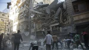 غارات عنيفة شرقي حلب والنظام يوسع سيطرته غارات عنيفة شرقي حلب والنظام يوسع سيطرته