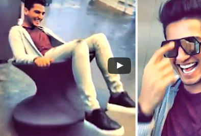 شاهد.. محمد عساف يفرط من الضحك بسبب هذا الكرسي العجيب!