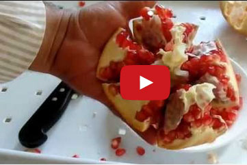 أسهل وأسرع طريقة لتقشير الرمان