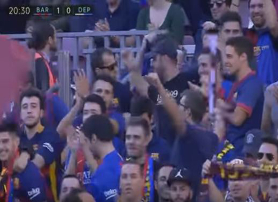 بالفيديو: برشلونة يحتفل بعودة ميسي بفوز كبير على ديبورتيفو