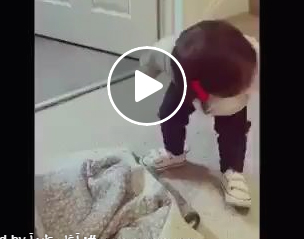 شاهد.. طفلة تشعل «فيس بوك» بطريقة ارتدائها الملابس