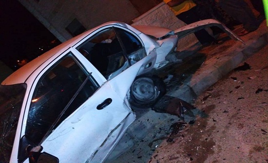 اصابة 7 اشخاص بحادث تصادم في كفرنجة اصابة 7 اشخاص بحادث تصادم في كفرنجة