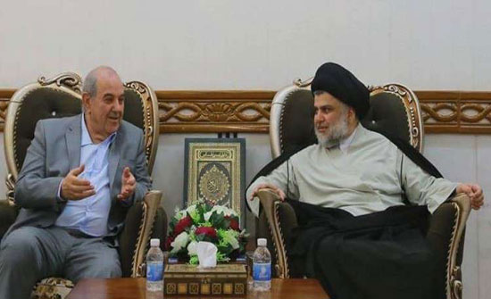 الصدر وعلاوي يبحثان تشكيل الحكومة العراقية الجديدة الصدر وعلاوي يبحثان تشكيل الحكومة العراقية الجديدة