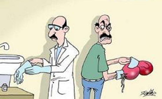 الصحة تعتبر الاعتداء على الأطباء حق عام الصحة تعتبر الاعتداء على الأطباء حق عام