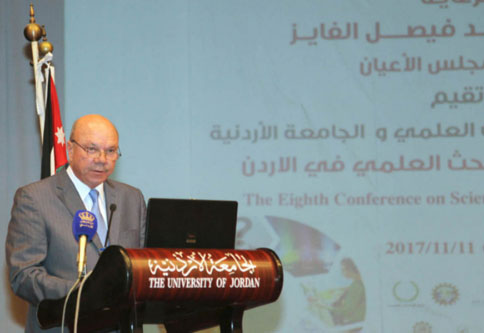 الفايز يفتتح اعمال مؤتمر البحث العلمي الثامن في الاردن الفايز يفتتح اعمال مؤتمر البحث العلمي الثامن في الاردن